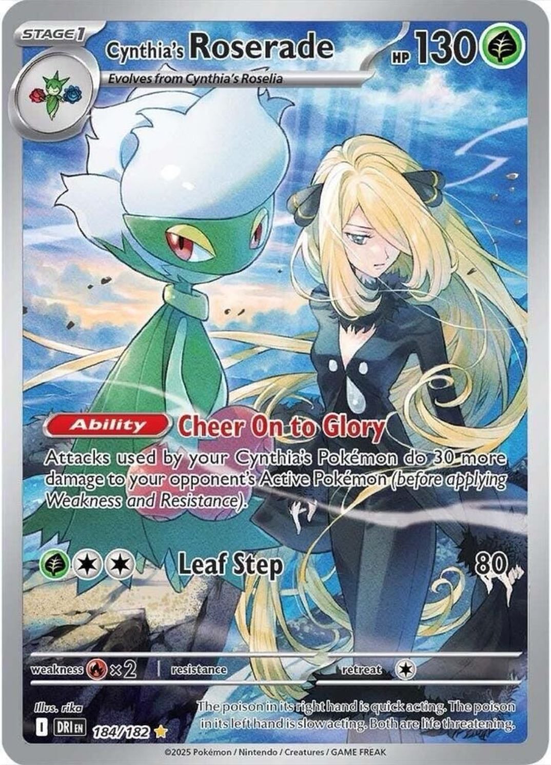 cynthia's roserade - 184/182
