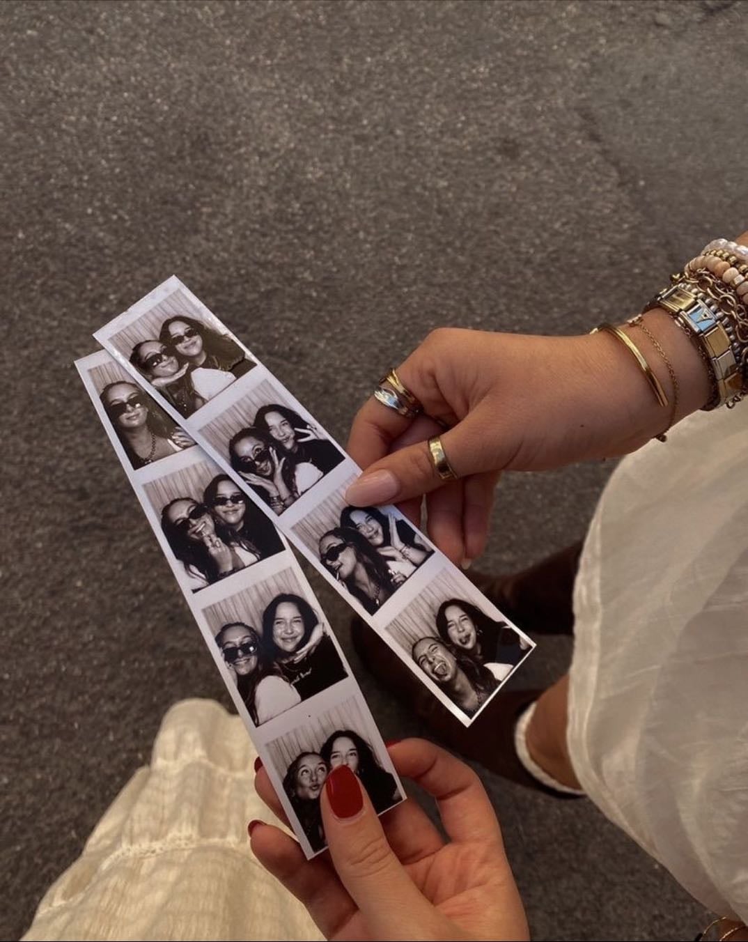 Photo booth strip