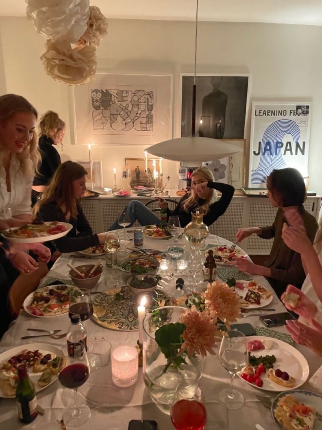 Host a dinner party for 10+ people where i cook everything from scratch