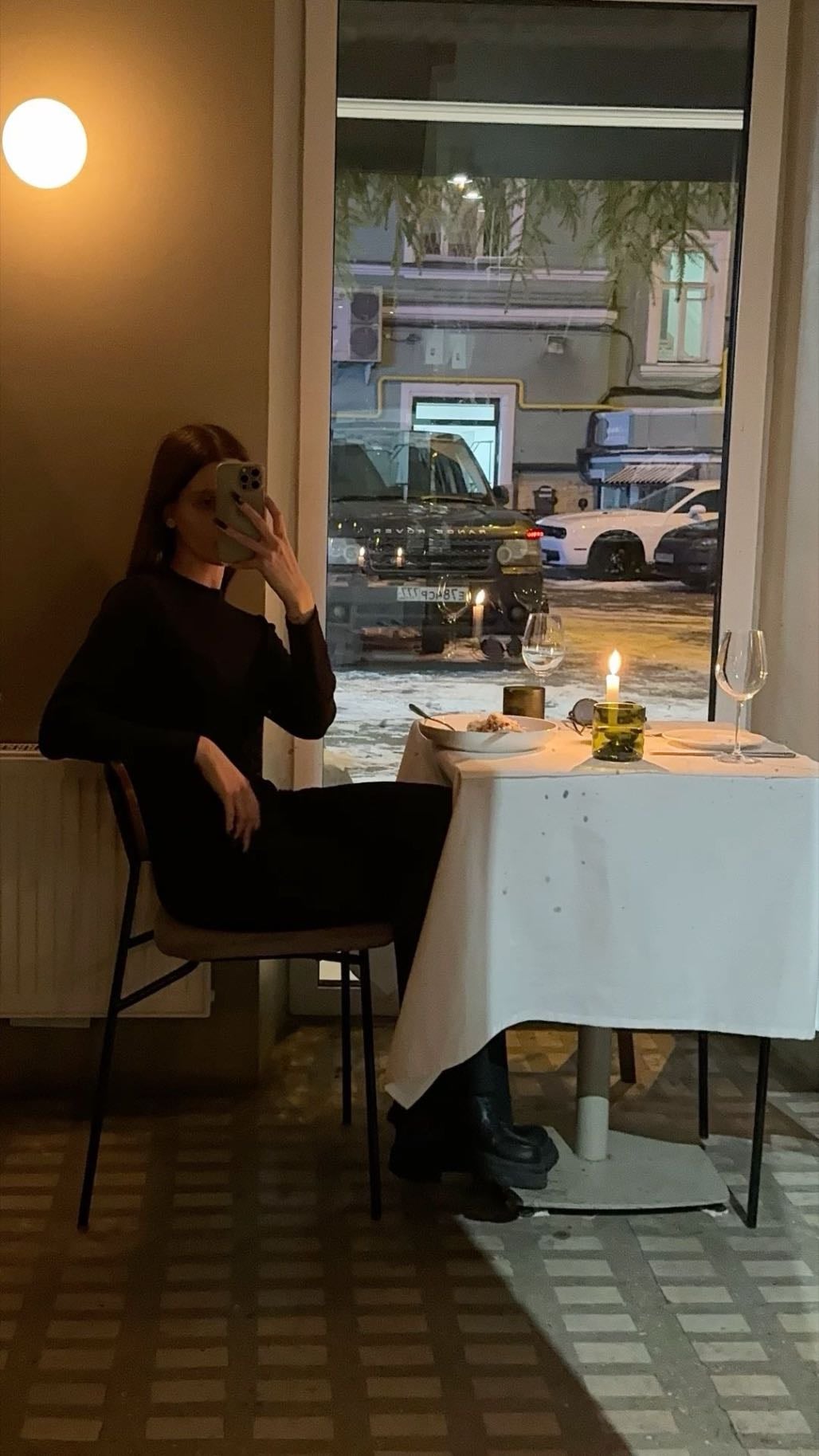 Eat alone at a nice restaurant — on purpose, dressed up, no phone