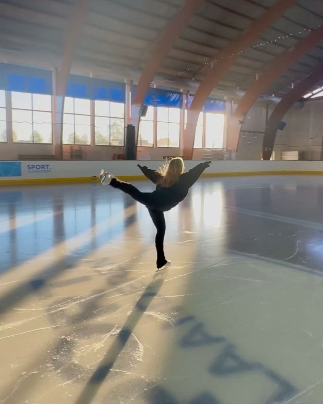 Ice skating