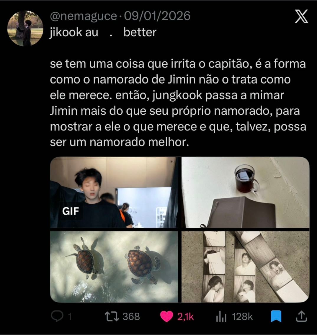 jm nerd/ jk obcecado nele