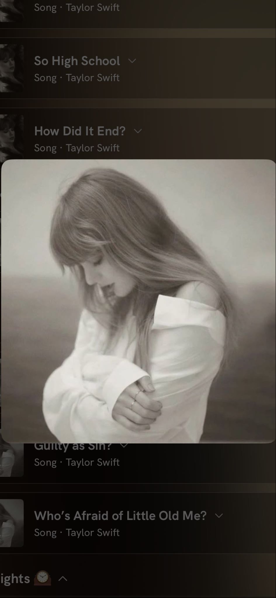 The Smallest Man Who Ever Lived - Song · Taylor Swift
