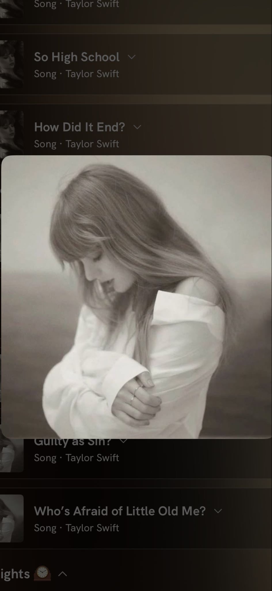 Fresh Out The Slammer - Song · Taylor Swift