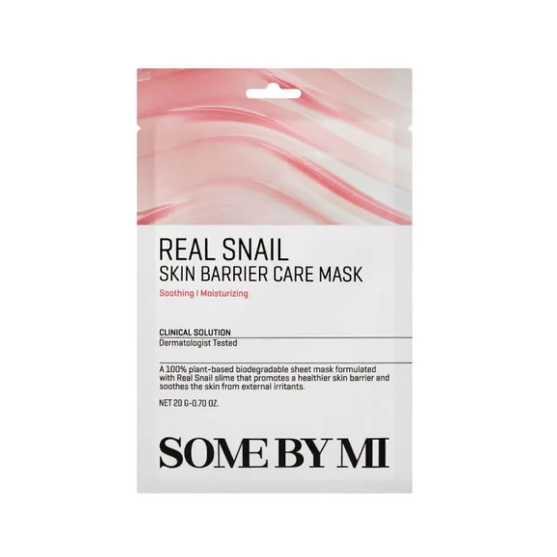Face Mask - SOMEBYMI - Real Snail Skin Barrier Care Mask (Sunday)
