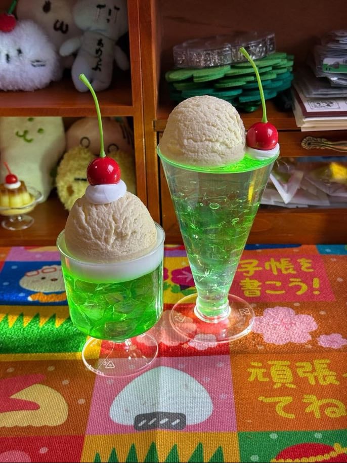 Melon soda decor