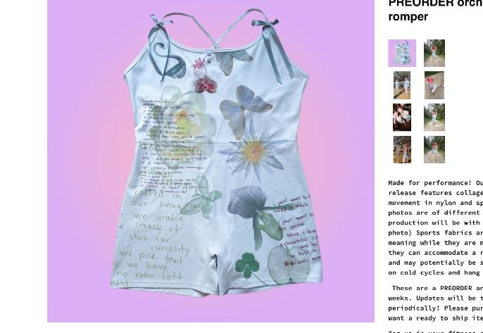 Orchard romper
