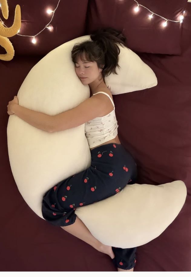 Moon body pillow