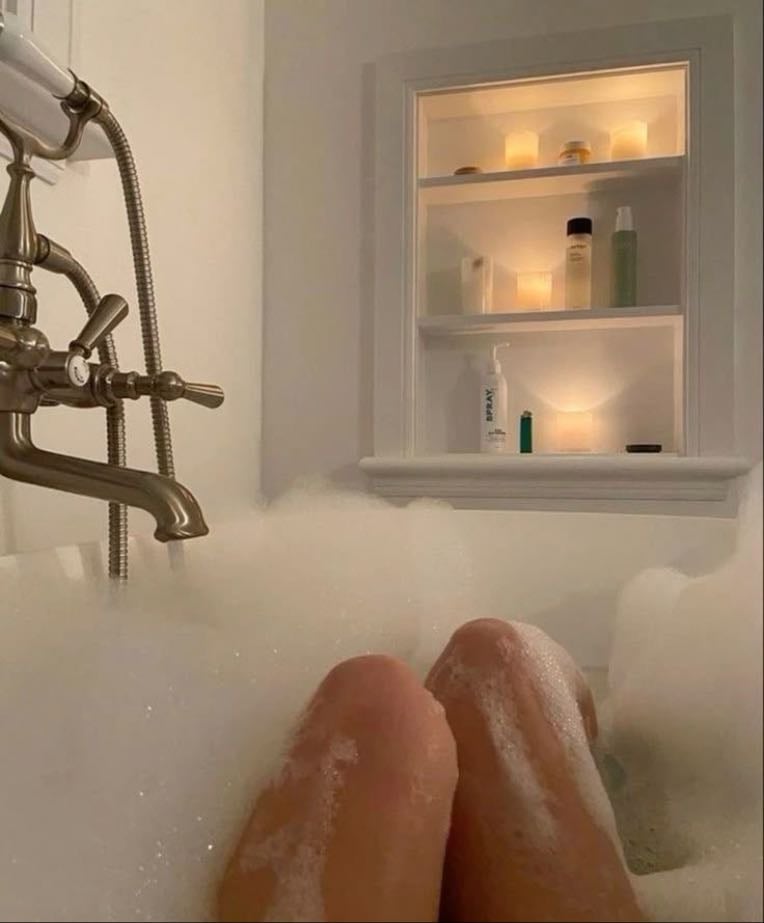 Tomar un baño caliente