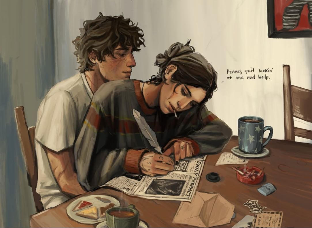 sirius x remus - the marauders