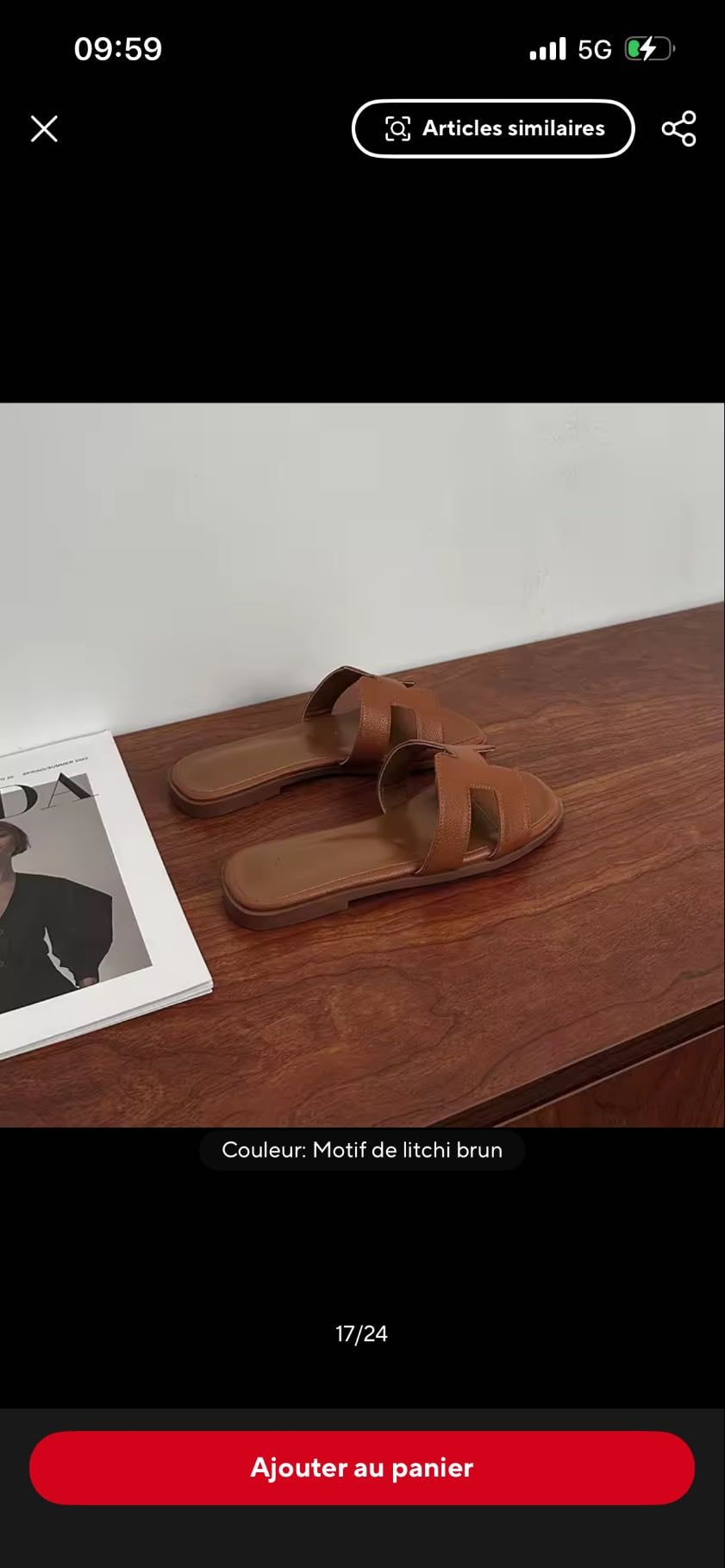 fake oran marron - 12€