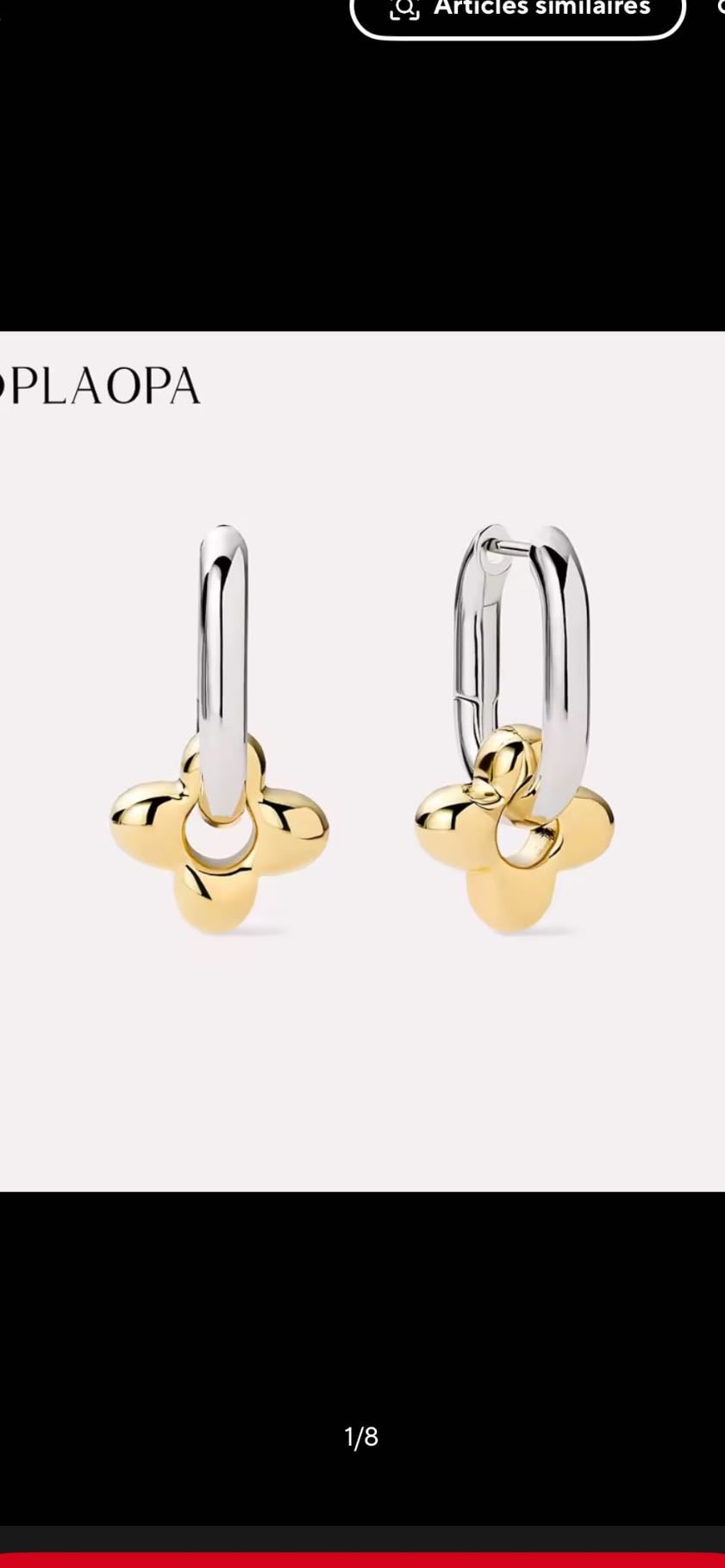 boucle d’oreille fleurs - 5€99