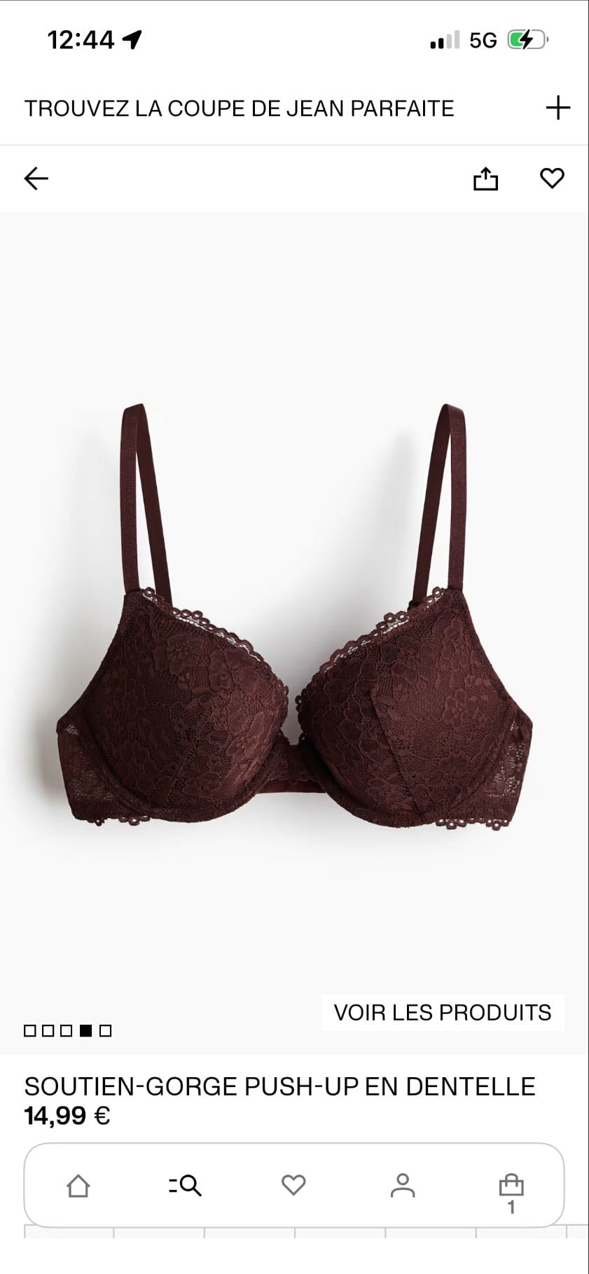 SOUTIEN-GORGE PUSH-UP EN DENTELLE - 14€99