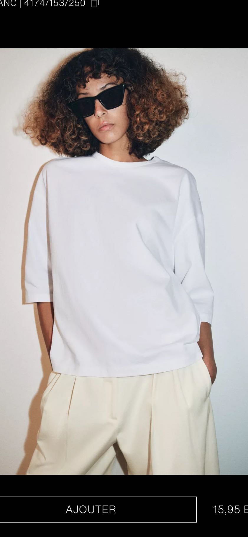 t-shirt manches 3/4 - 15€95