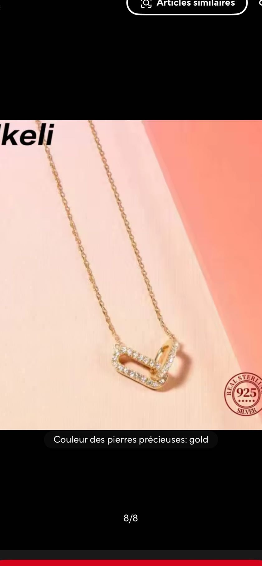 collier entremêler - 7€69