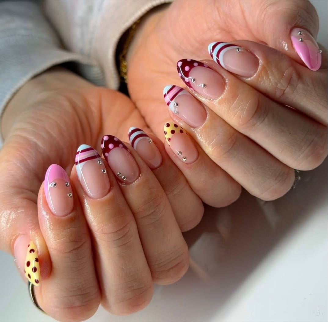 colorful striped