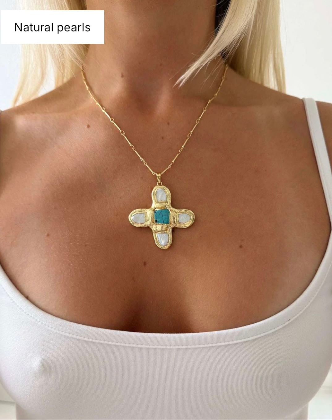sage necklace - $42