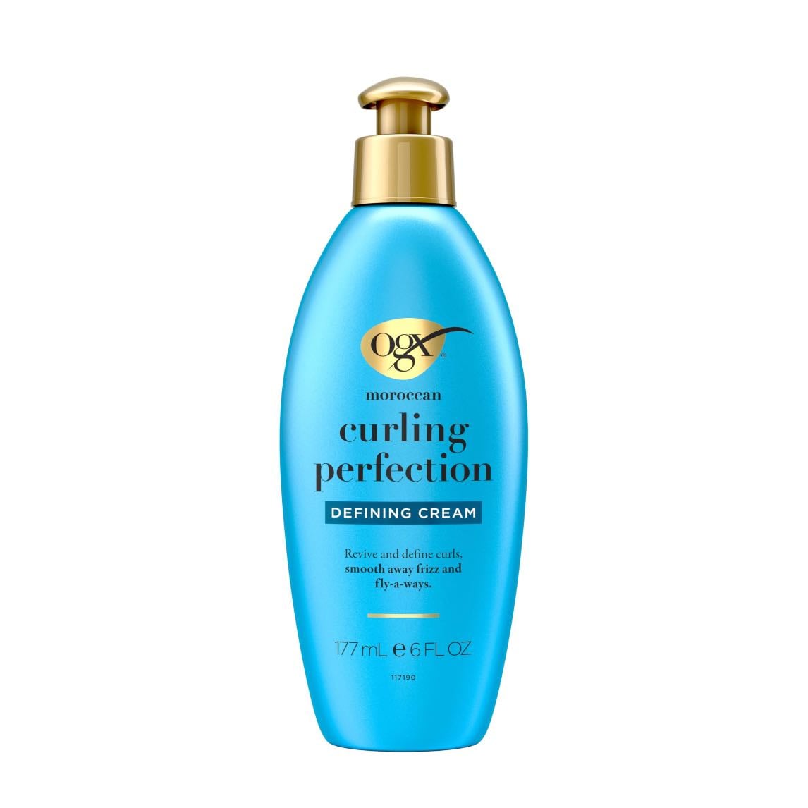 OGX Argan Oil of Morocco Curl-Defining Styling Cream, Anti-Frizz Curl Cream for Curly Hair & All Textures, Cold-Pressed Argan Oil, Paraben-Free, Sulfate-Free Surfactants, Curly Hair Products, 6 oz - Anti-frizz formula: Cold-pressed Moroccan argan oil blend instantly tames flyaways and controls frizz for sleek, defined curls; paraben-free, sulfate-free styling cream suitable for all curl types and hair textures for smooth, manageable locks daily.