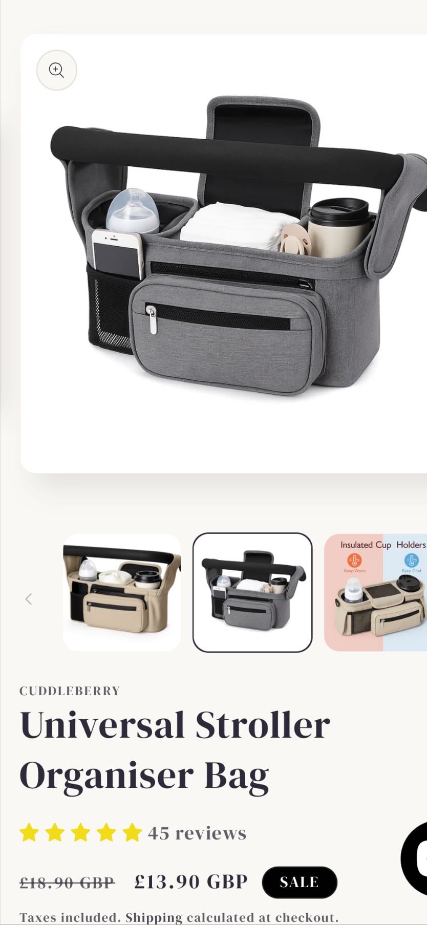 Stroller Organiser