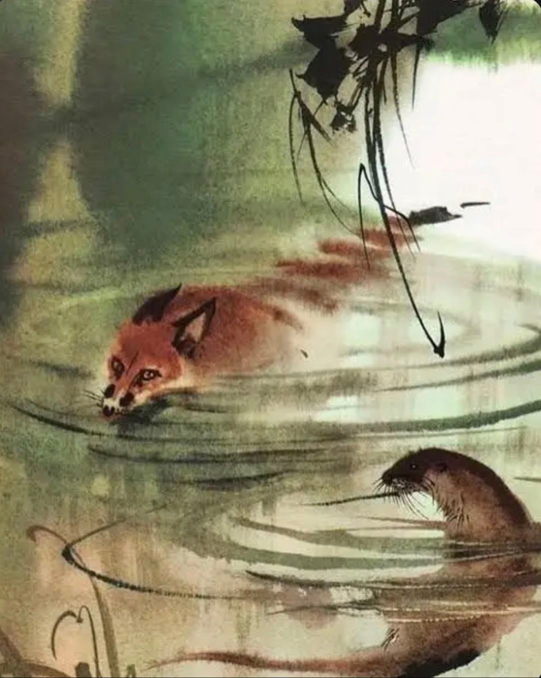 The Fox and The Otter - Mirko Hanak