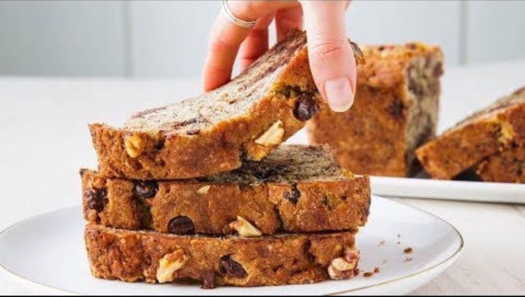 Banana bread ๐ ๐ - Con chocolate y nueces