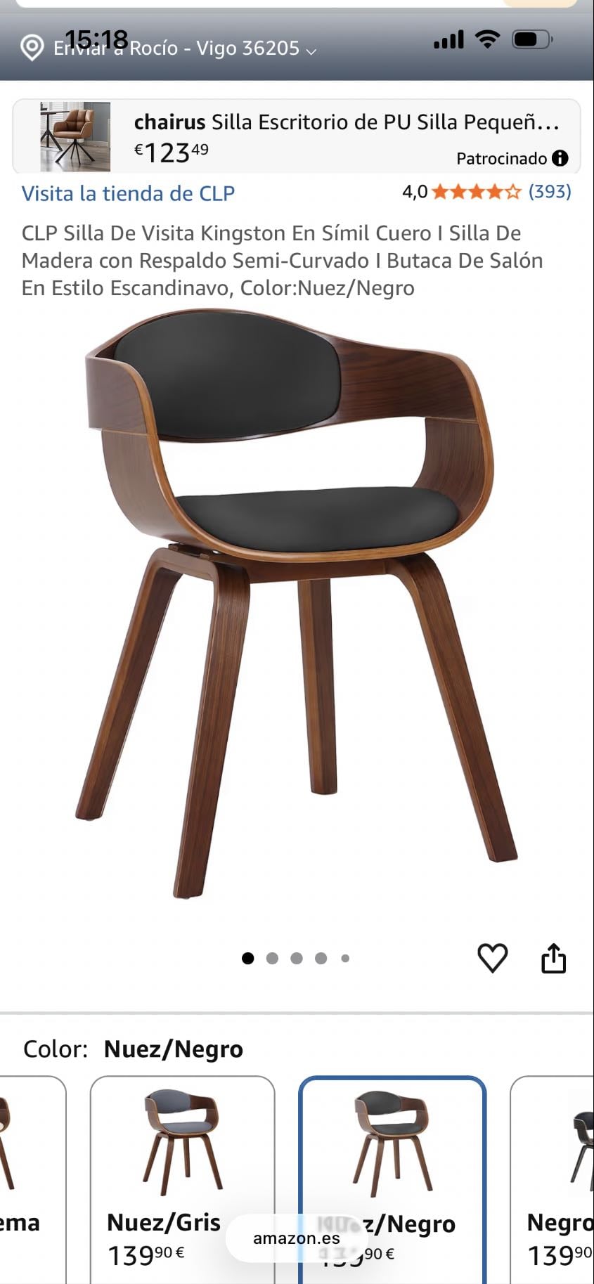 Silla comedor - Amazon