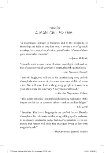 A Man Called Ove: A Novel - Fredrik Backman • 2015